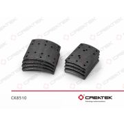 Накладка тормозная задняя FAW (2 шт ,16+14 отв) J6 2011 CREATEK // CK-3502407/06-А0Е